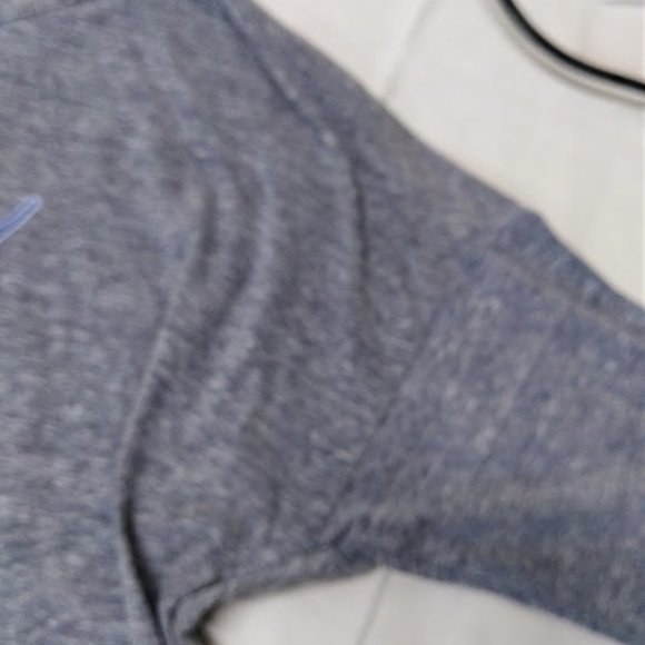 Lucky Brand Graphic Palm Tree Tee Blue Long Sleeved Size L - Picture 5 of 7